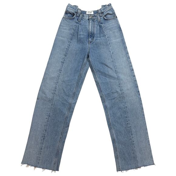 Agolde Pieced Angled High Rise Jeans in Matrix Women's 25 - Picture 1 of 13